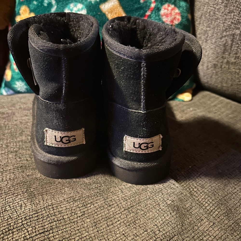 UGG Classic Black Ankle Boots